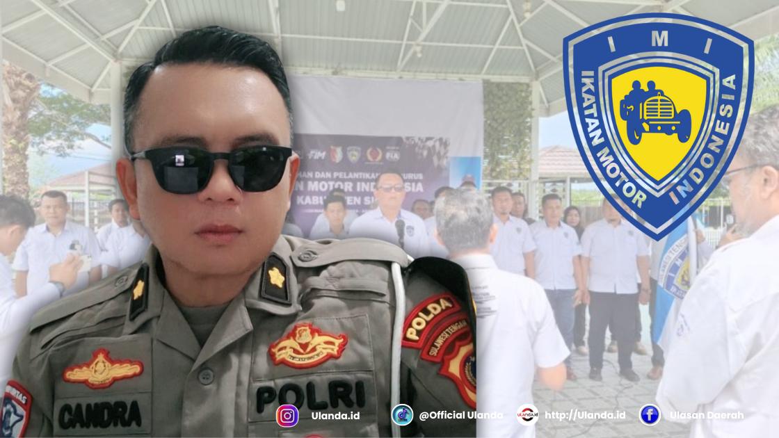 Ketua IMI kab. sigi Kompol Dr.Candra Tangoi S.Sos M.Si yang juga Kasubdit Gakkum Ditlantas Polda Sulteng