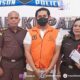 Kepolisian Daerah Nusa Tenggara Timur (Polda NTT) menyerahkan tersangka pencabulan anak di bawah umur, Ajun Komisaris Besar Polisi (AKBP) Fajar Widyadharma Lukman Sukmaatmaja, kepada Kejaksaan Negeri, Kota Kupang, 10 Juni 2025. Dok. Kejari Kota Kupang