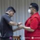 Terdakwa kasus narkoba Kompol Satria Nanda mantan Kasat Narkoba Polresta Barelang saat akan menjalani sidang dengan agenda pembacaan vonis di Pengadilan Negeri (PN) Batam, Kepulauan Riau, 4 Juni 2025. Antara/Teguh Prihatna