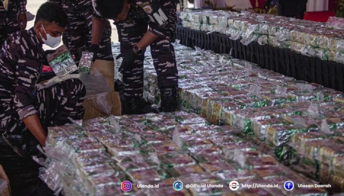 BNN Gelar Pemusnahan 2 Ton Sabu Dibalut Pesta Rakyat