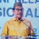 sekretaris daerah provinsi gorontalo Sofian Ibrahim saat membuka Rembuk Madya KTNA Nasional. (fhoto:dok/redaksi ulanda))