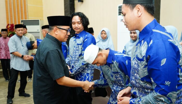Target Kembali Juara Umum, Wakil Wali Kota Gorontalo Lepas Kafilah STQH 2025