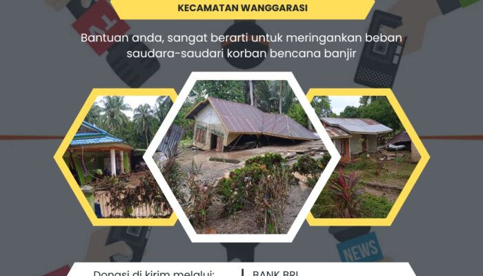 Persatuan Pers Pohuwato Buka Donasi untuk Korban Banjir Bandang Wanggarasi