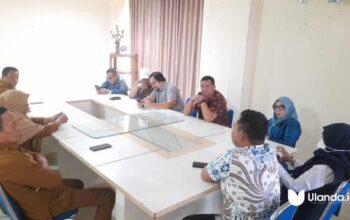 aleg dprd dapil kota gorontalo saat kunjungan kerja ke dinas perindagkop provinsi gorontalo. senin, 30 juni 2025 (fhoto:dok.ulanda)