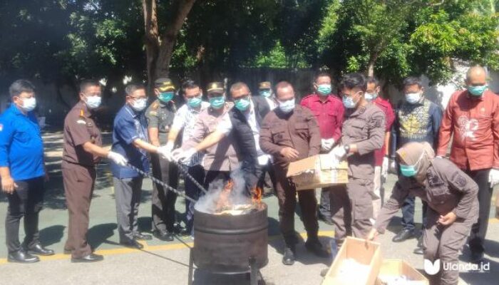Usai Pemusnahan Barang Bukti, Indra Gobel: Kami Tidak Akan Biarkan Kota Ini Rusak