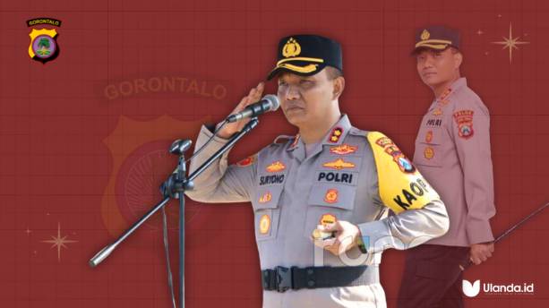 AKBP Suryono, Kapolres Gorontalo Kota Eks Wadirreskrimum Polda Jawa Timur. (fhoto:dok.Ulanda.id)