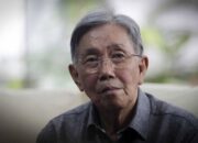 Mantan Menteri Koordinator Ekonomi Kwik Kian Gie dikabarkan meninggal dunia pada usia 90 tahun. (CNN Indonesia/Safir Makki).