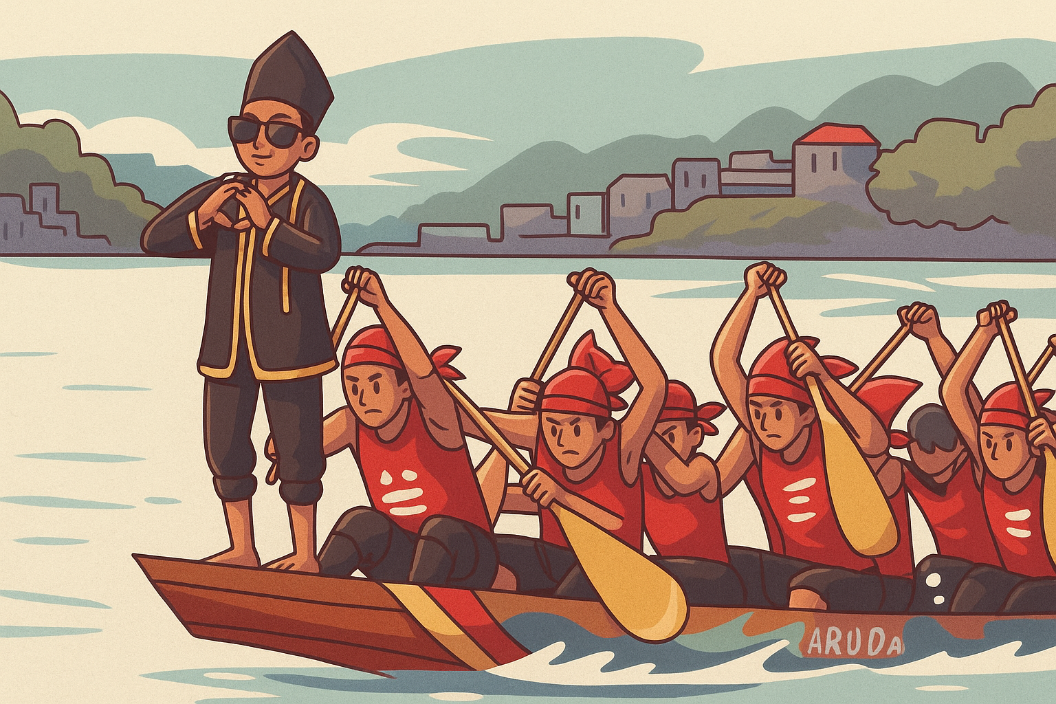 Ilustrasi, Ryan Arkandika Bocah Penari Pacu Jalur Ini Viral dan mendunia (foto.dok Ulanda.id)