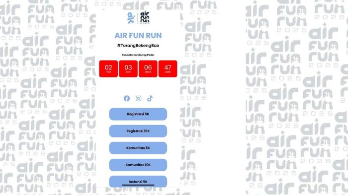 Air Fun Run 2025 Kota Gorontalo
