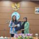 Anggota Dprd Provinsi Gorontalo Femmy Udoki saat temui Dewan Pers, Jumat,11 Juni 2025 (Foto. Ist)