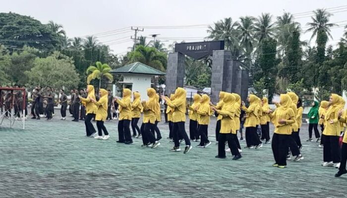 Korem 133/Nani Wartabone Hidupkan Kembali Senam Sehat