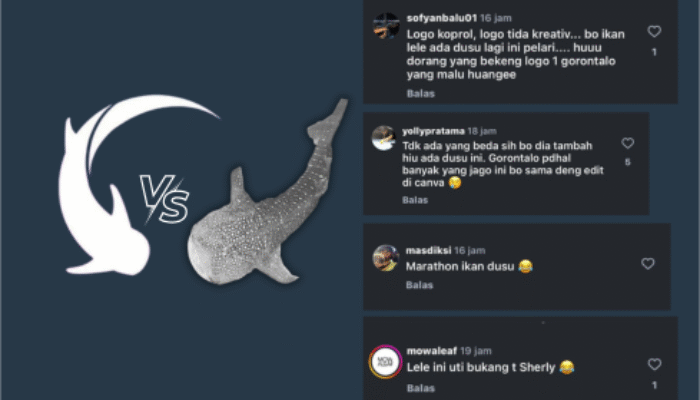Logo Baru Gorontalo Half Marathon Ramai Kritikan, Dispora: Itu Hiu Paus, Bukan Ikan Lele
