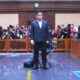 Foto: Hasto di sidang vonis (dok. YouTube TV Pool)