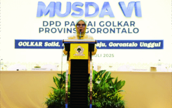 Idah Syahidah resmi terpilih sebagai Ketua DPD Partai Golkar Provinsi Gorontalo periode 2025–2030. (Foto: Dok. Ulanda.id)
