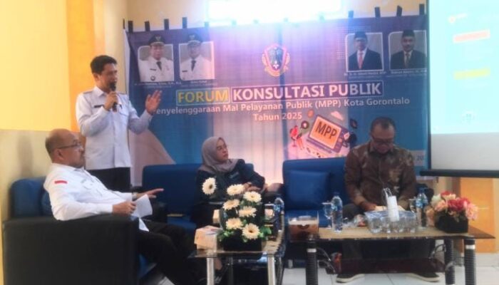 Forum Konsultasi Publik Digelar DPMPTSP, Ridwan Akase Harap MPP Kota Gorontalo Jadi Contoh Modern