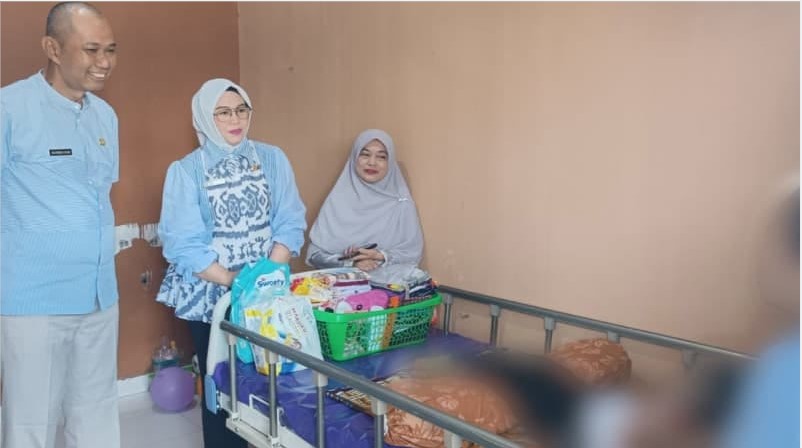 Kepala Badan Perencanaan Penelitian dan Pengembangan Daerah (Bappeda) Kota Gorontalo, Meidy Novita Silangen, kembali memimpin kunjungan kerja ke Therapeutic Feeding Centre (TFC), Jumat (18/7/2025). Foto: Ist