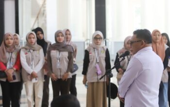 Wabup Bone Bolango Lepas 450 Mahasiswa KKP Universitas Gorontalo