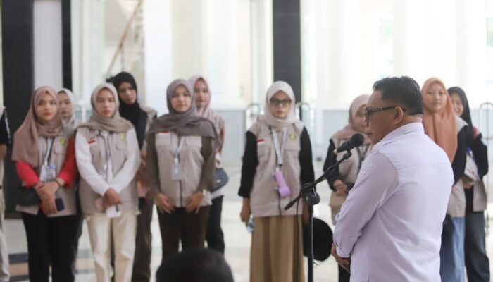 Wabup Bone Bolango Lepas 450 Mahasiswa KKP Universitas Gorontalo