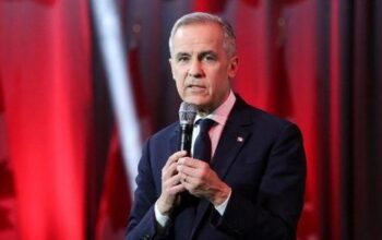PM Kanada Mark Carney mengumumkan negaranya akan mengakui negara Palestina pada September (Foto: AFP/DAVE CHAN
