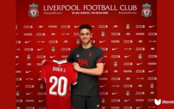 Liverpool FC resmi memensiunkan nomor punggung 20 milik Diogo (Foto. Ist / Ulanda.id)