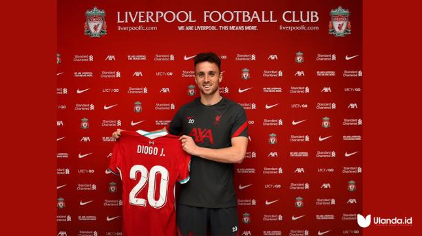 Liverpool FC resmi memensiunkan nomor punggung 20 milik Diogo (Foto. Ist / Ulanda.id)