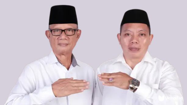 Bupati Kabupaten Bone Bolango Ismet Mile dan Wakil Bupati Risman Tolingguhu (IRIS)/Ulanda.id