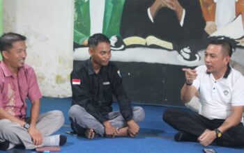 Ghalib Lahidjun melakukan kunjungan kerja ke Pimpinan Cabang Pergerakan Mahasiswa Islam Indonesia (PMII) Kabupaten Boalemo, (foto.Ist/humas deprov)