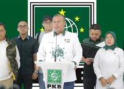 Ketua Fraksi PKB DPR, Cucun Ahmad Syamsurijal saat berikan keterangan pers peringatan Harlah PKB ke-25 di Solo, Jateng, (Foto:dok. Ullanda.id)