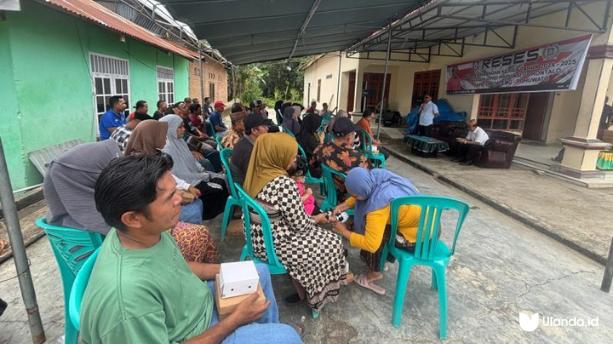 Reses Wakil ketua dprd provinsi La Ode Haimudin Desa Bendungan, Kecamatan Mananggu, Kabupaten Boalemo, Rabu (2/7)