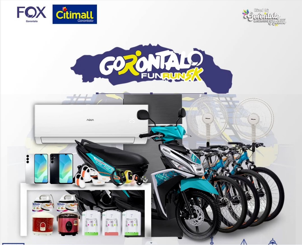 Lari Asyik, Hadiah Fantastik! Yuk Daftar Fun Run 5K Fox Gorontalo Sekarang/Ulanda.id