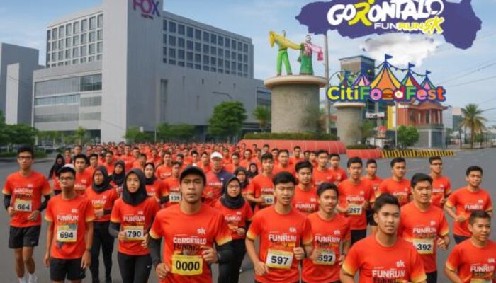 Seru! Fun Run 5K di Gorontalo, Semua Peserta Dapat Asuransi dan Hidangan Sehat