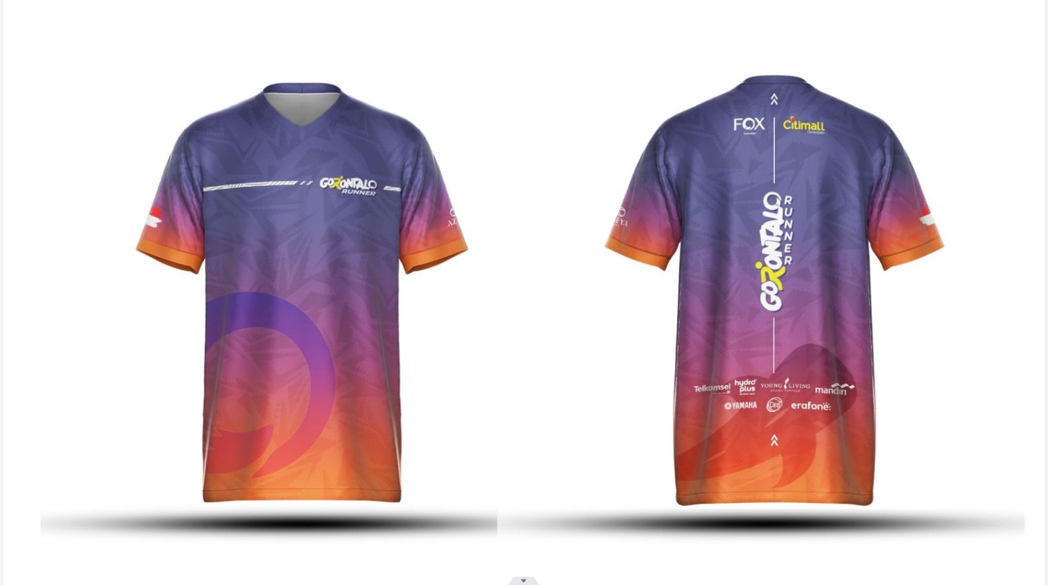 Jersey Eksklusif Gorontalo Fun Run 2025 Diperkenalkan, Nyaman Dipakai dan Tampil Profesional