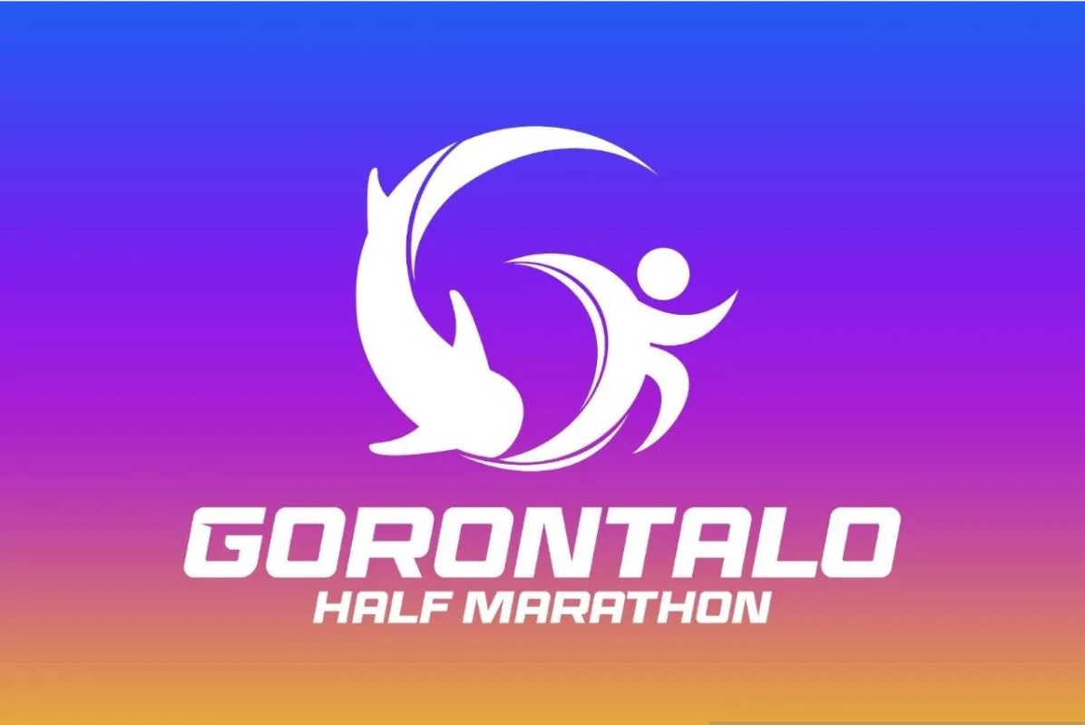 Logo Gorontalo Half Marathon 2025 hasil Revisi