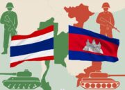 Ilustrasi Konflik Thailand - Kamboja. Foto : Ai/Ulanda.id