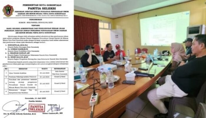 Empat Kandidat Lolos Seleksi Awal Dewas Perumda Muara Tirta, Siap Jalani Ujian Lanjutan