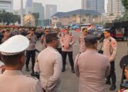 1.632 Personel Gabungan Amankan Aksi Ojol di Monas