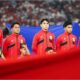 Timnas Indonesia U-23 saat melawan Malaysia U-23 di Piala AFF U-23 2025. (c) Bola.net/Abdul Aziz