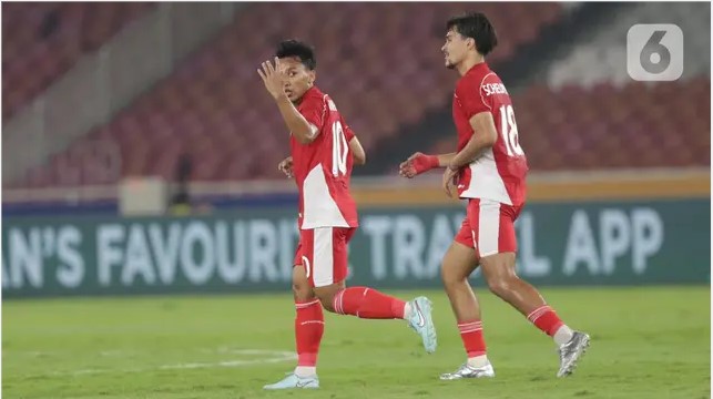Timnas Indonesia U-23 bertemu Malaysia di Piala AFF U-23 2025. (Liputan6.com/Helmi Fithriansyah)