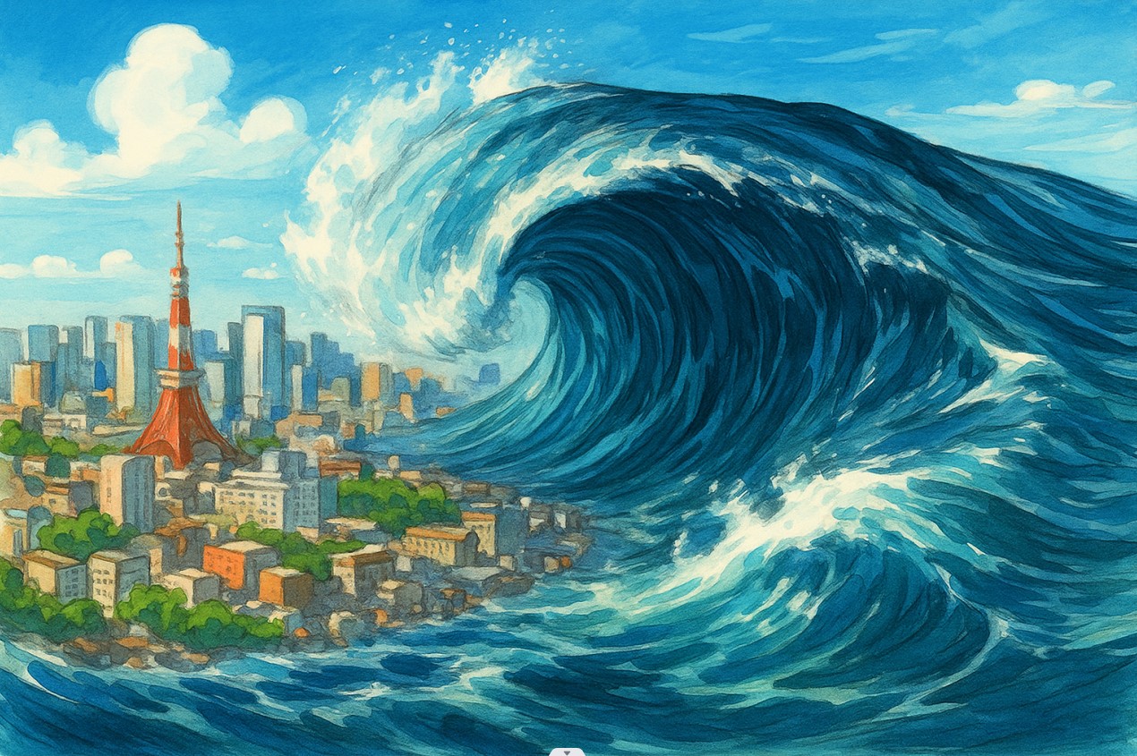 Ilustrasi Tsunami (Foto: Dok/Ulanda.id)