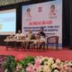 Anggota Komisi I DPRD Provinsi Gorontalo, Umar Karim, menghadiri kegiatan Sosialisasi Peraturan Daerah Nomor 1 Tahun 2025 tentang Penyelenggaraan Kearsipan yang digelar di Grand Palace Convention Center, Kota Gorontalo, pada Selasa (5/8/2025) (Foto:Ist/Ulanda.id)