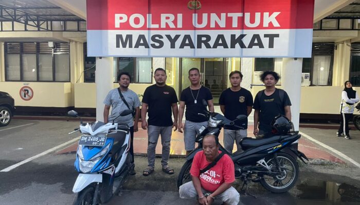 Pelaku Curanmor Diamankan Tim Rajawali Sat Reskrim Polresta Gorontalo