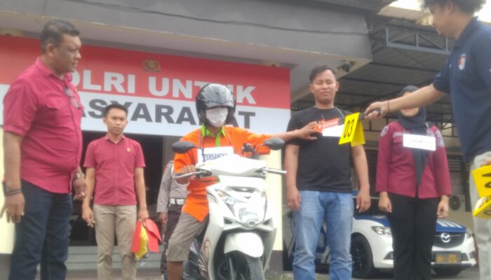 Begal Payudara Dibekuk, Polisi Gelar Prarekonstruksi