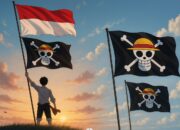 Viral Bendera One Piece di Samping Merah Putih. Foto: Ist/Ulanda.id