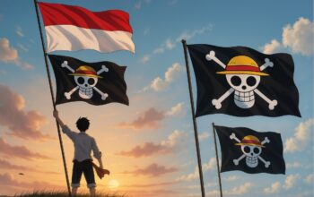 Viral Bendera One Piece di Samping Merah Putih. Foto: Ist/Ulanda.id