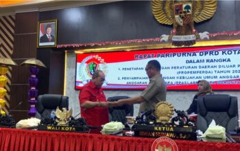 Dewan Perwakilan Rakyat Daerah (DPRD) Kota Gorontalo menggelar rapat paripurna dalam rangka penetapan Rancangan Peraturan Daerah (Ranperda) di luar Program Pembentukan Peraturan Daerah (Propemperda) Tahun 2025/Ulanda.id