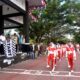 Pemerintah Kabupaten Bone Bolango menggelar lomba gerak jalan dalam rangka memperingati Hari Ulang Tahun (HUT) ke-80 Kemerdekaan Republik Indonesia. Kegiatan yang dibuka dan dilepas oleh Bupati Bone Bolango, Ismet Mile tersebut mengambil titik start di Alun-Alun Bone Bolango dan finish di Danau Perintis Suwawa, Selasa (12/8/2025). (F.AKP-Tim Redaksi)/Ulanda.id