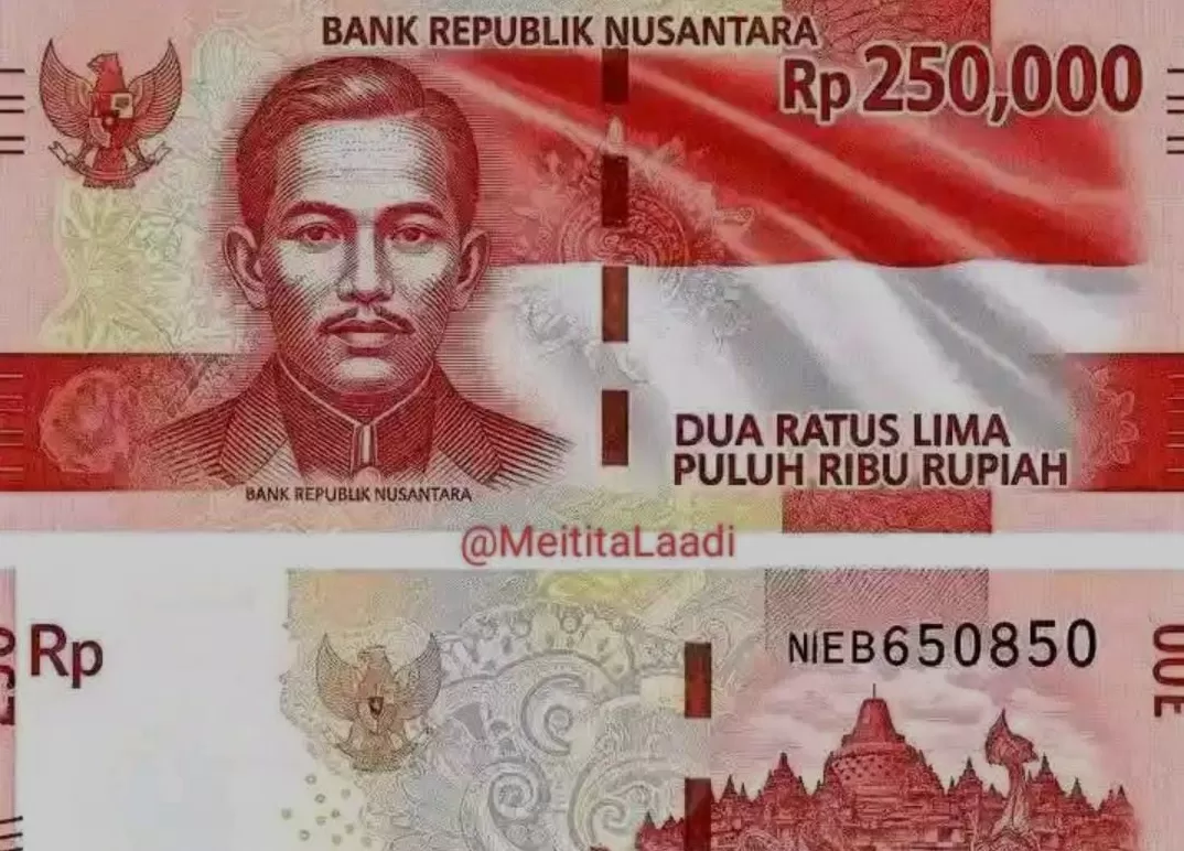 Heboh uang baru 2025 (Foto: Tangkapan layar Fecebook)/Ulanda.id