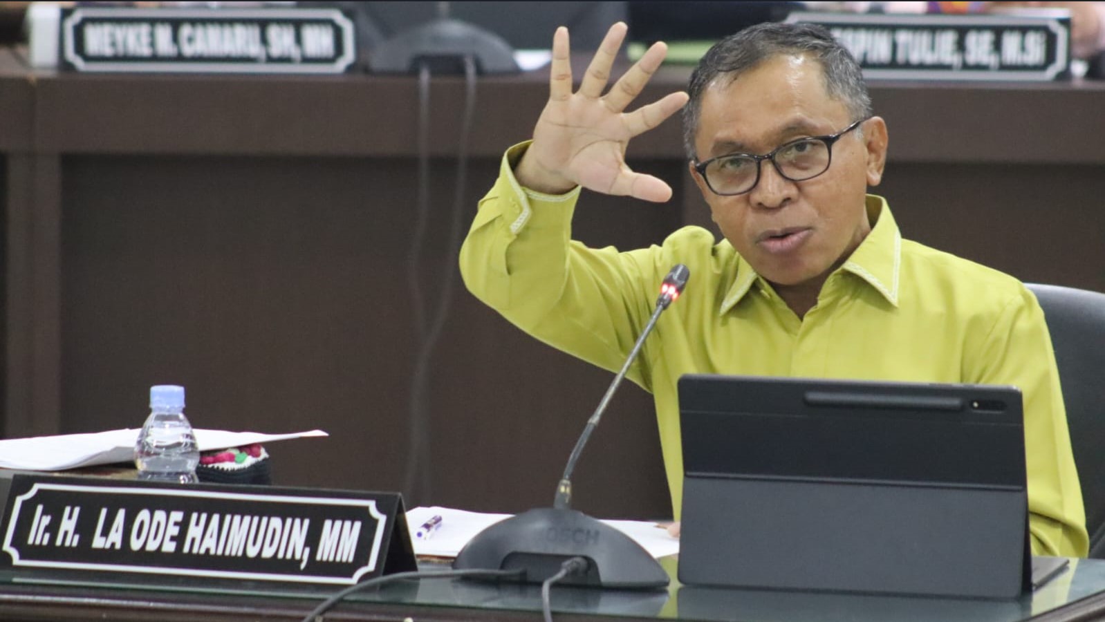 Wakil Ketua II Dprd Provinsi Gorontalo, La Ode Haimudin-Foto:Humas/Ulanda.id