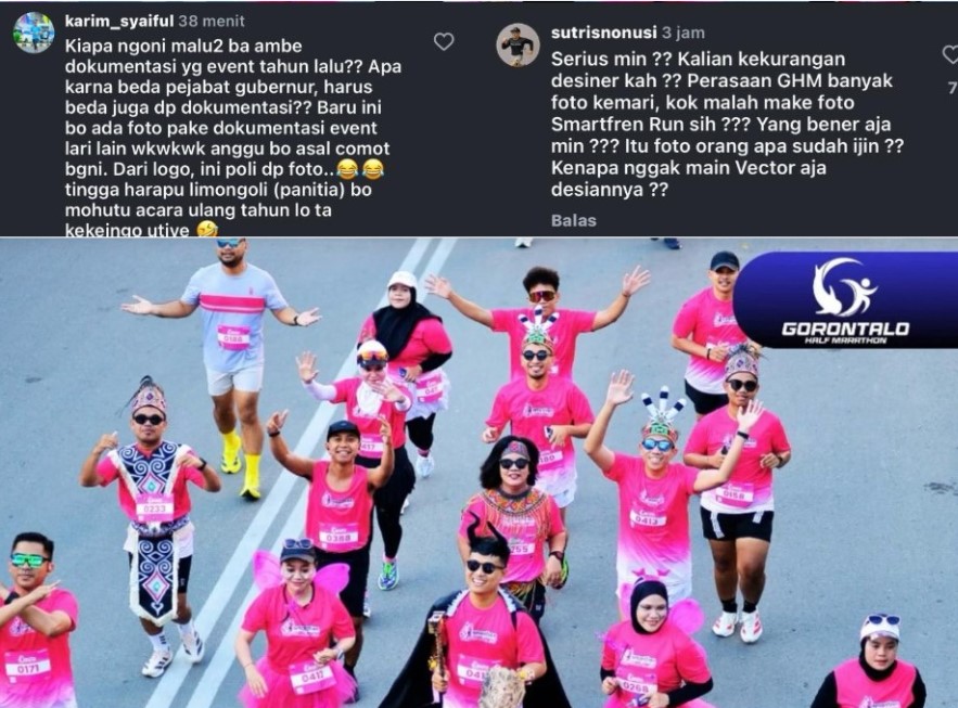 Gorontalo Half Marathon 2025 Kembali Tuai Sorotan, Panitia Tersandung Isu Foto Pinjaman!/Ulanda.id
