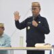 Bupati Ismet Mile saat memberikan arahan pada Rapat Koordinasi dan Evaluasi Bersama Asisten, Staf Ahli,Tim Kerja, Pimpinan OPD, para Camat, dan Kepala Desa serta Lurah se-Kabupaten Bone Bolango, di Aula BPU Kabila, Rabu (31/7/2025). (F.AKP)/Ulanda.id